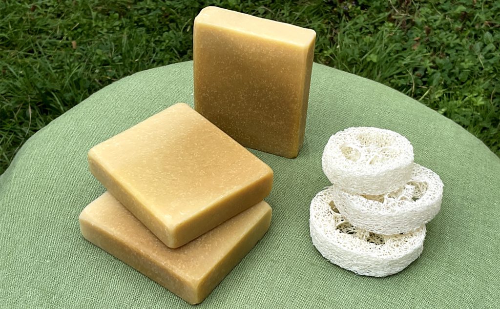 Savon au lait de chèvre et miel artisanal Symphonie des Sens