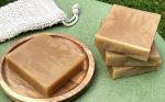 Savon au lait de chèvre, argile rose & lavande